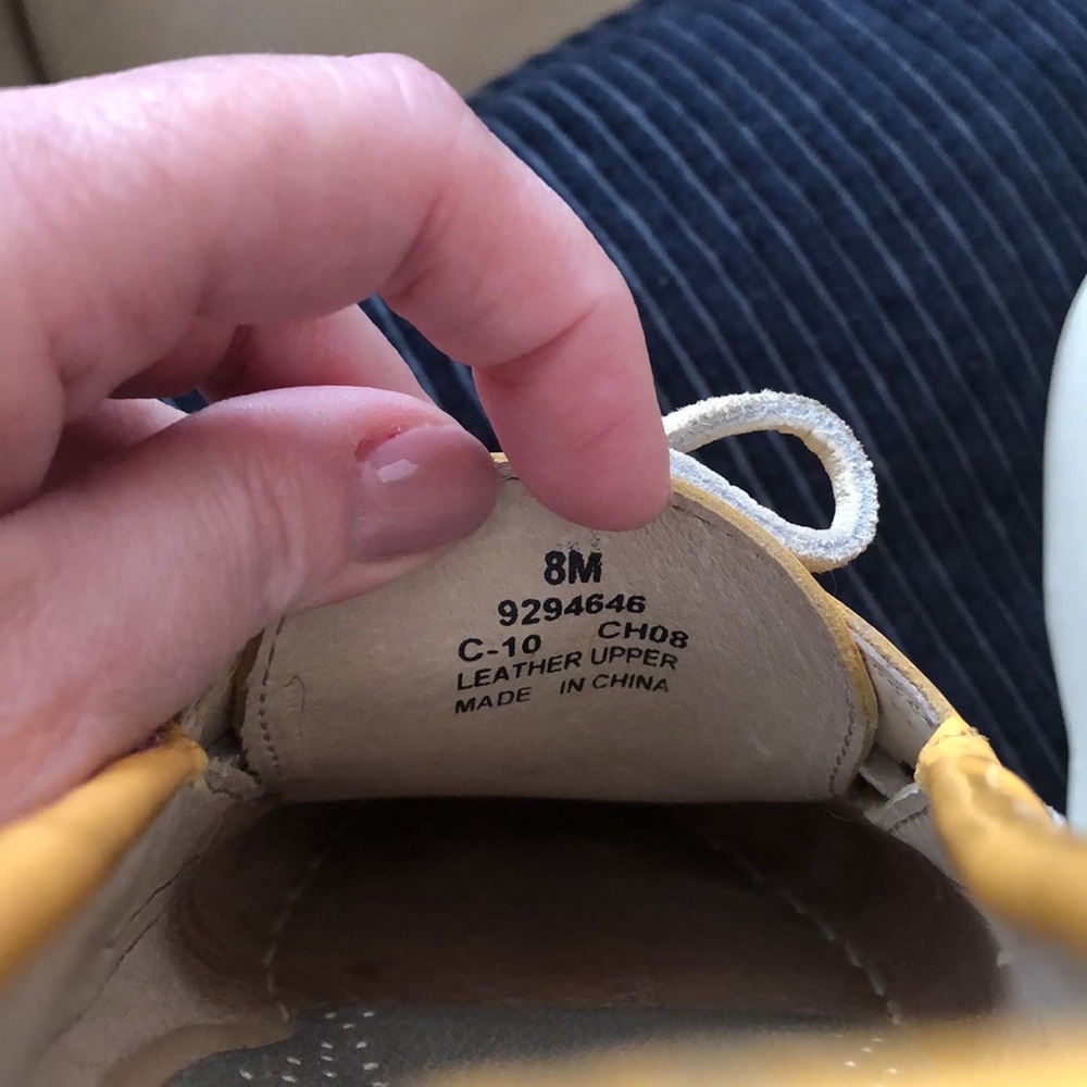 Sperry Golden Yellow Topsiders - Picture 7 of 7
